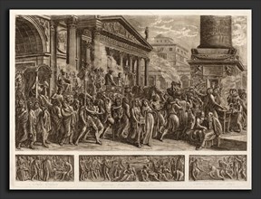 Luigi Ademollo (Italian, 1764 - 1849), The Ashes of Trajan Carried in a Triumphal Procession,