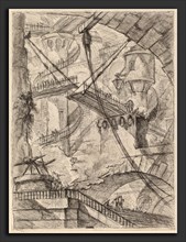 Giovanni Battista Piranesi (Italian, 1720 - 1778), The Drawbridge, published 1749-1750, etching,