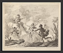 Jacopo Guarana (Italian, 1720 - 1808), Alpheus and Arethusa, 1770-1780, etching and engraving on