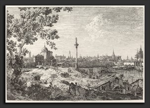 Canaletto (Italian, 1697 - 1768), Imaginary View of Padua, c. 1735-1746, etching on laid paper