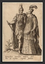 Robert Boissard after Jean-Jacques Boissard, Masquerades, French, born 1570, 1597, engraving