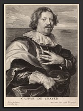 Paulus Pontius after Sir Anthony van Dyck, Gaspar de Crayer, Flemish, 1603 - 1658,