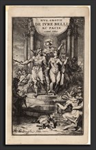 Romeyn de Hooghe, Law of War and Peace (title page for Grotius), Dutch, 1645 - 1708, etching