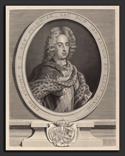 Pierre Drevet, after Francois de Troy (French, 1663 - 1738), Frédéric Auguste III, roi de Pologne,