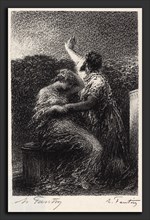 Henri Fantin-Latour, Le Mage Balthazar et Fatime, French, 1836 - 1904, lithograph