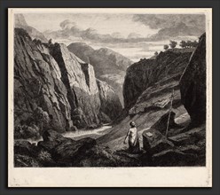 Charles-FranÃ§ois Daubigny, Saint Jerome, French, 1817 - 1878, c.1840, etching