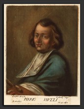 Carlo Lasinio (Italian, 1759 - 1838), Mario Nuzzi, color mezzotint