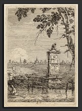Canaletto (Italian, 1697 - 1768), The Little Monument, c. 1735-1746, etching