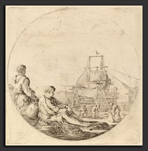 Stefano Della Bella (Italian, 1610 - 1664), Seated White Sailor and a Standing Negro Sailor,