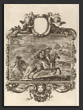 Stefano Della Bella (Italian, 1610 - 1664), Clovis and Clotilda, etching and engraving on laid