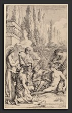 Salvator Rosa (Italian, 1615 - 1673), The Genius of Salvator Rosa, etching