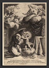 Giovanni Battista Mercati (Italian, 1600 - active 1637), Saint Anthony of Padua, etching