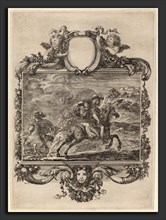 Stefano Della Bella (Italian, 1610 - 1664), Clovis and Clotilda, c. 1657, etching and engraving on