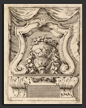 Carlo Antonio Buffagnotti (Italian, c. 1660 - after 1710), Architectural Motif with Fruit in a
