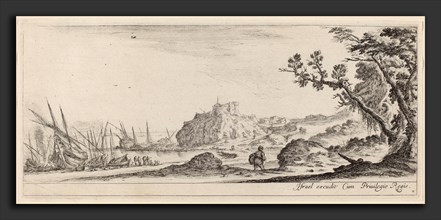 Stefano Della Bella (Italian, 1610 - 1664), Boats on the Seashore, in or before 1647, etching