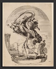 Stefano Della Bella (Italian, 1610 - 1664), Death Carrying a Woman, probably 1648, etching and