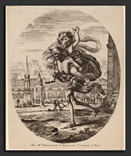 Stefano Della Bella (Italian, 1610 - 1664), Death Carrying a Child to the Left, probably 1648,