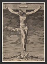 Annibale Carracci (Italian, 1560 - 1609), The Crucifixion, 1581, engraving on laid paper