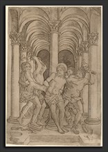 Giovanni Antonio da Brescia (Italian, active c. 1490 - 1525 or after), Flagellation, 1509,
