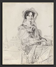Jean-Auguste-Dominique Ingres (French, 1780 - 1867), Mrs. Charles Badham, 1816, graphite on wove