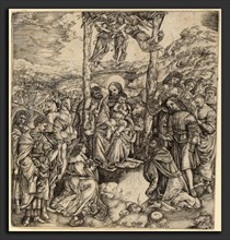Christofano Robetta (Italian, 1462 - 1535 or after), The Adoration of the Magi, engraving