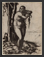 Marcantonio Raimondi (Italian, c. 1480 - c. 1534), The Birth of Venus, engraving