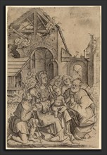 Benedetto Montagna (Italian, c. 1480 - 1555 or 1558), The Nativity, c. 1507, engraving
