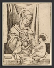 Benedetto Montagna (Italian, c. 1480 - 1555 or 1558), The Virgin and Child, c. 1502, engraving
