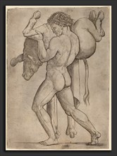 Giovanni Antonio da Brescia (Italian, active c. 1490 - 1525 or after), Hercules and the Cretan