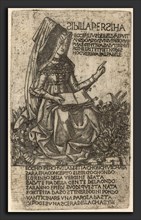 after Baccio Baldini, Persian Sibyl, early 15th century, engraving