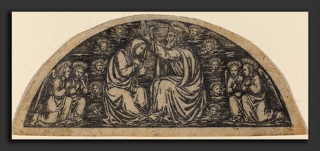 Italian 18th or 19th Century, Coronation of the Virgin, late 18th or early 19th century, niello