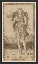 Master of the E-Series Tarocchi (Italian, active c. 1465), Cosmico (Genius of the World), c. 1465,