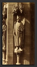 Charles Marville (French, 1813 - 1879), Statue of Clovis, Church of Sainte-Clotilde, Paris, 1856,
