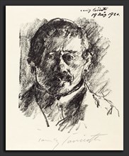 Lovis Corinth, Self-Portrait (Selbstbildnis), German, 1858 - 1925, 1920, lithograph