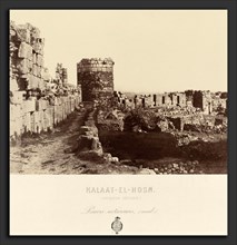 Louis De Clercq (French, 1836 - 1901), Kalaat el Hosn (Castle of the Knights, Syria), 1859, albumen