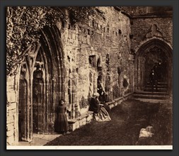 Roger Fenton (British, 1819 - 1869), The Cloisters, Tintern Abbey, 1854, salted paper print from
