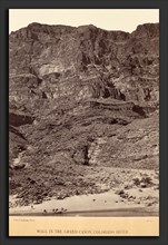 Timothy H. O'Sullivan (American, born Ireland, 1840 - 1882), Wall in the Grand Canyon, Colorado