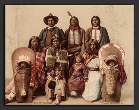 American 19th Century, Ute Chief Sevara and Family, 1899, America