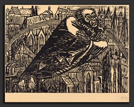 Ernst Barlach, The Cathedrals, German, 1870 - 1938, 1920, woodcut