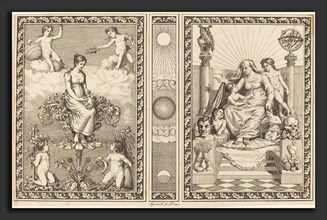 Philipp Otto Runge (German, 1777 - 1810), Design for Calendar, engraving