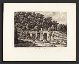Johann Christian Reinhart (German, 1761 - 1847), Ponte Acquoreo a Tivoli, 1792, etching on laid