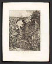 Jacob Wilhelm Mechau (German, 1745 - 1808), Ponte antico a CivitÃ  Castellana, volgarmente detto