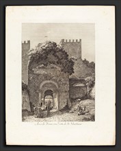 Jacob Wilhelm Mechau (German, 1745 - 1808), Arco di Druso, ora porta di San Sebastiano, 1794,