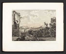 Albert Christoph Dies (Austrian, 1755 - 1822), Terme di Caracalla, 1793, etching on laid paper