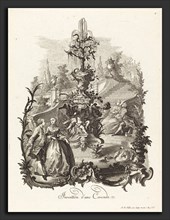 Johann Esaias Nilson (German, 1721 - 1788), Invention d'une Cascade (Design for a Cascade), c.