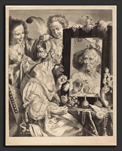 Jeremias Falck after Johann Liss after Bernardo Strozzi (German, c. 1619 - 1677), An Old Woman at