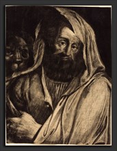 Jodocus Bickart (German, 1600 - 1672), Saint Mark, mezzotint