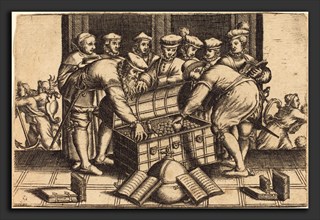 Andreas Bretschneider III (German, c. 1578 - c. 1640), Exempel und Lehr Jetziger Welt Lauf,