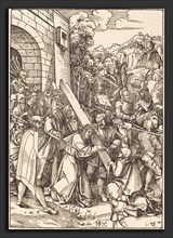 Hans Leonard SchÃ¤ufelein (German, c. 1480-1485 - 1538-1540), Christ Bearing the Cross, woodcut