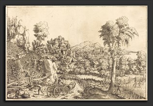 Hans Sebald Lautensack (German, 1524 - 1561-1566), Landscape with a Vineyard, 1559, etching